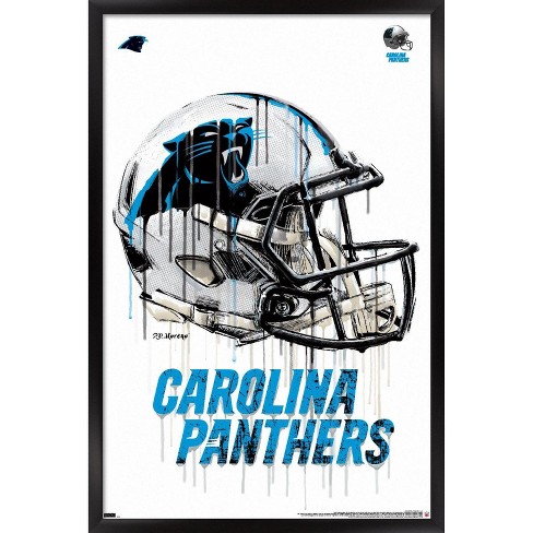 Trends International Nfl Carolina Panthers - Drip Helmet 20 Framed Wall  Poster Prints Black Framed Version 14.725 X 22.375 : Target