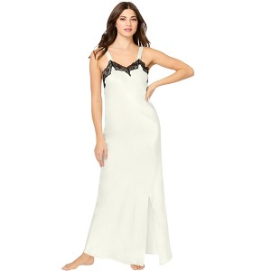 Amoureuse Plus Size Ruffle Lace Gown - 1 of 4