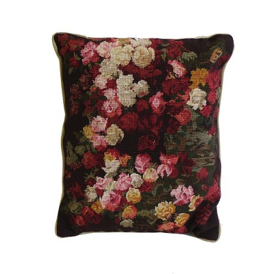 C&F Home 14" x 16" 1,000 Flower Petit Point Pillow