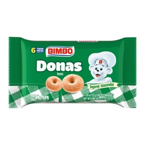 Bimbo Donas Sugar Donuts - 11.1oz/6ct - 1 of 4