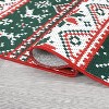 Christmas Runner Rug Washable Non-Slip Snowman Carpet, Soft Low Pile Decorative Kitchen Floor Mat for Bedroom or Entryway - 2 of 4