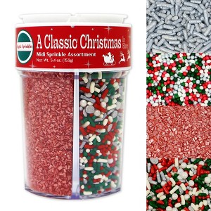 Mystic Sprinkles A Classic Christmas in Silver Midi Sprinkle Assortment 5.4oz - 1 of 4