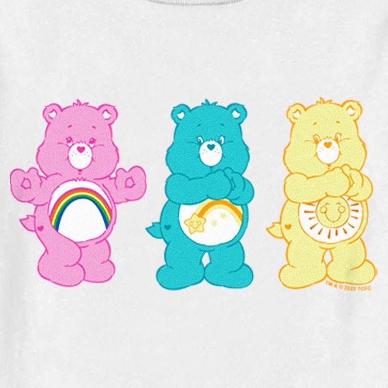 Care Bears Trio Friends  T-Shirt - White - 4T, 2 of 4