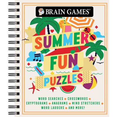 Brain Games - Summer Fun Puzzles (#3) - by  Publications International Ltd & Brain Games (Spiral Bound)