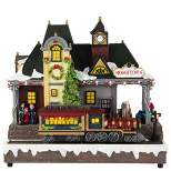 Northlight 13" LED lighted and Musical Christmas Train Village Display