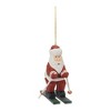 Melrose Santa on Skis Ornament (Set of 6) - 2 of 3