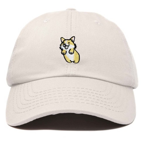 Dalix Leaping Corgi Embroidered Cap Cotton Baseball Hat Nautical Womens - image 1 of 4