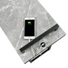 Gunmetal C-Table with USB Charging Port, Modern Design for Living Room or Seating Area - 4 of 4