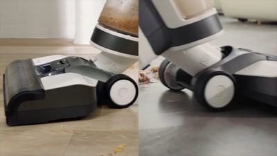 Silver Cordless Stick Vacuum Cleaner with Wet/Dry Function