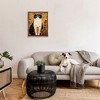 Stupell Industries Mosaic Style Cats Pattern Black Floater Framed Canvas Wall Art - 2 of 4