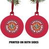 University of Louisiana at Lafayette Primary Logo Aluminum Holiday Christmas Tree Ornament  3.0" (7.6 cm) x 3.37" (8.6 cm) - 2 of 4