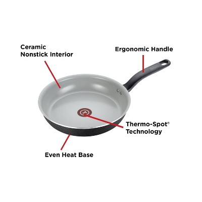 T-fal 14-Piece Black Aluminum Nonstick Cookware Set