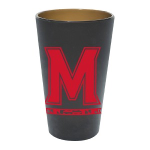 NCAA Maryland Terrapins Silicone Pint Glass - 16oz - 1 of 3