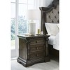 Signature Design by Ashley Maylee 2 Drawer Nightstand with USB Ports, Brown - 2 of 4