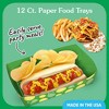 Big Dot of Happiness Tennis Party Paper Food Trays, Disposable Food Boats for Birthday or Retirement, Picnic, Double-Sided Paper Meal Holders - 12 Ct - 2 of 4