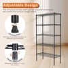 MAYEERTY Storage Shelf 5 Tier Adjustable Metal Wire Racks Heavy Duty Organizer for Kitchen Closet Pantry Garage Bathroom Laundry - 2 of 4