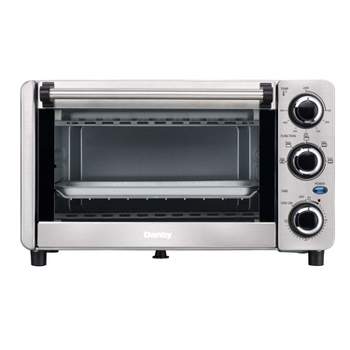 Danby DBTO0412BBSS 0.4 cu. ft./12L 4 Slice Countertop Toaster Oven in Stainless Steel