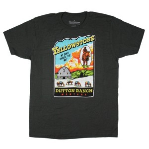 Yellowstone Men's We Don't Choose The Way Dutton Ranch Montana T-Shirt - 1 of 3