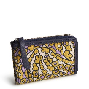 Vera Bradley Women's Leather Zip Card Pouch - 1 of 2