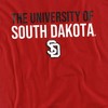 Men's University of South Dakota Official Stacked T-Shirt - 2 of 4