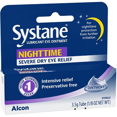 Systane Night Time Lubricant Eye Drops - 0.13oz