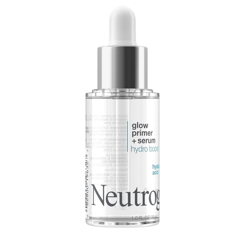Neutrogena Hydro Boost Glow Booster Primer &#38; Serum, Infused with Purified Hyaluronic Acid, 4 of 7