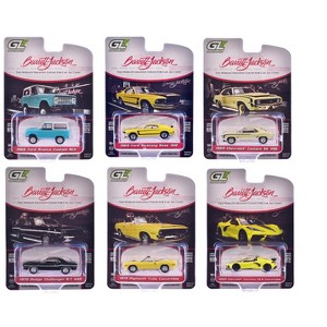 "Barrett-Jackson" Series 15 Set of 6 Cars 1/64 Diecast Model Cars by Greenlight - 1 of 4