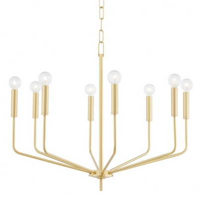 Mitzi Bailey 8 - Light Chandelier in  Aged Brass