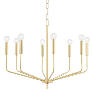 Mitzi Bailey 8 - Light Chandelier in  Aged Brass - 1 of 1