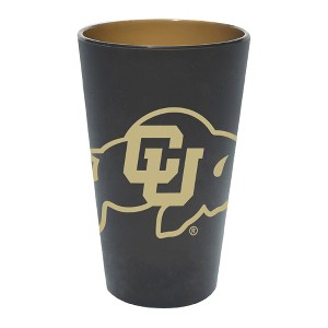 NCAA Colorado Buffaloes Silicone Pint Glass - 16oz - 1 of 2