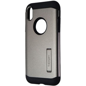 Spigen Slim Armor Series Case for iPhone XR - GunMetal/Black - 1 of 1