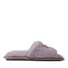 Dearfoams Women's Lane Bridal I Do Fuzzy Slide Slipper - 3 of 4