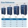 KTMBDW Luggage Sets 4 Piece Softside Expandable Lightweight Durable Suitcase Sets Double Spinner Wheels TSA Lock(20in/24in/28in/32in) - 2 of 4