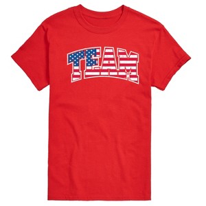 Men's - Instant Message - Team USA Flag Short Sleeve Graphic T-Shirt - 1 of 4