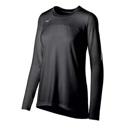 black long sleeve athletic shirt