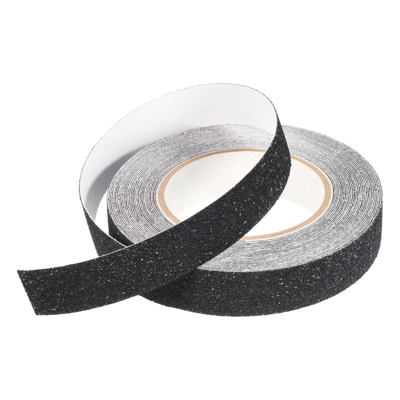 Unique Bargains Anti Slip Grip Non-Slip Traction Tape Frosted for Stair Black 1"x32.8ft, 3 of 6