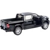 2019 RAM 1500 Laramie Crew Cab Pickup Truck Black with Silver Stripes 1/24 Diecast Model Car by Motormax - 2 of 4