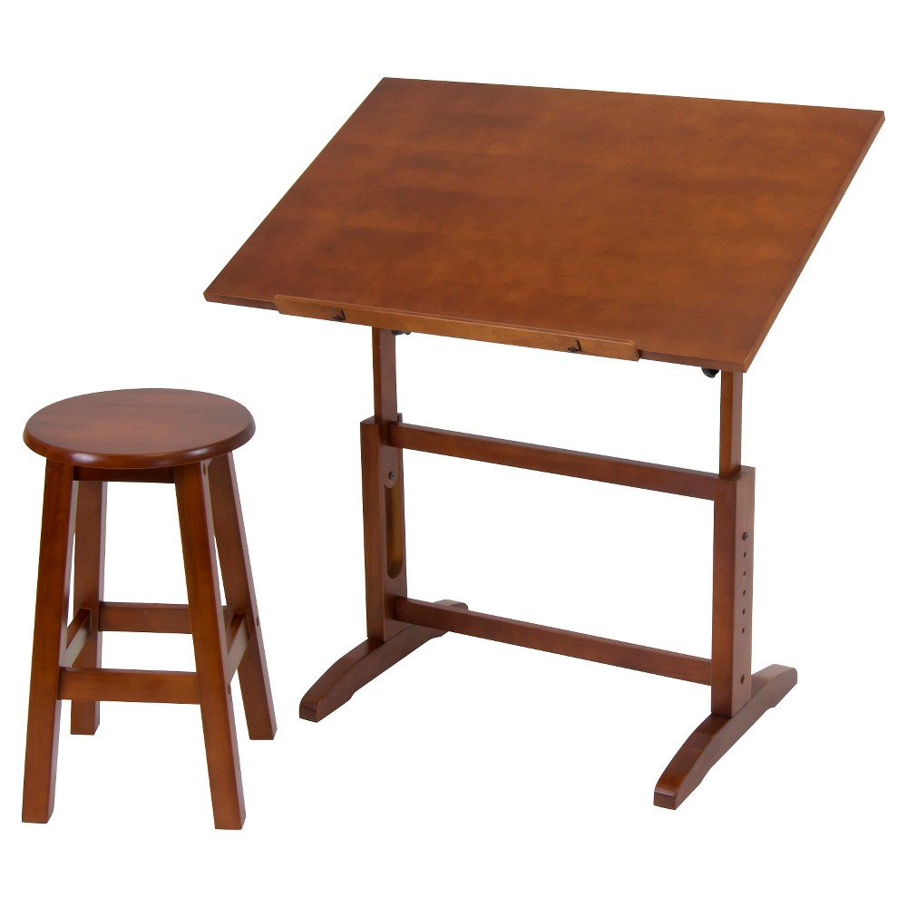 UPC 815104132577 product image for Creative Table and Stool Set - Walnut | upcitemdb.com