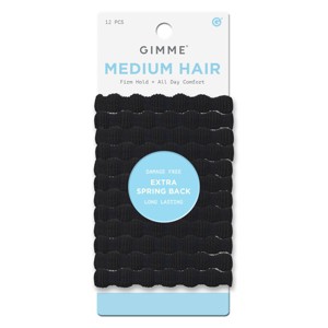 Gimme Beauty Medium Hair Band - 12pk - 1 of 4