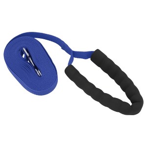 Unique Bargains Training Dog Leash with Foam Handle Leash 19.7ft Blue 1 Pc - 1 of 4