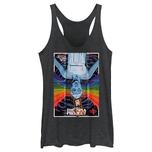 Women's Stranger Things Retro Nina Project Poster Racerback Tank Top - 1 of 4