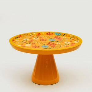 Mela Artisans Sunburst Bloom Pedestal Cake Stand - 1 of 4