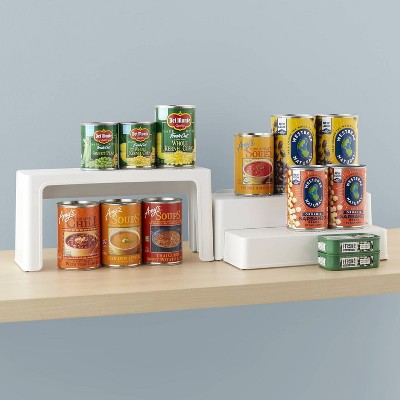 YouCopia ShelfSteps 3 Shelf Can Organizer: Non-Slip Pantry & Cabinet Storage, Multicolor, Freestanding Kitchen Organizer — фото 2