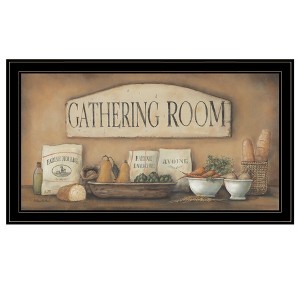 "Gathering Room" By Pam Britton, Ready to Hang Framed Print, Black Frame - 1 of 1