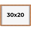 PosterPalooza | Classic Brown Picture Frame - UV Acrylic, Backing Board, Hanging Hardware Included - 2 of 4