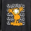 Women's - Garfield - Garfield Repeated Lightweight French Terry Wide Neck Long Sleeve Shirt - 2 of 4