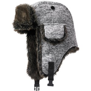 KingSize Men's Extra Large Fur Trim Hat - 1 of 4