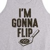 Men's - Instant Message - I'm Gonna Flip This Burger Graphic Tank Top - 2 of 4