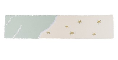 RightSide Designs Baby Sea Turtle Coastal Table Runner