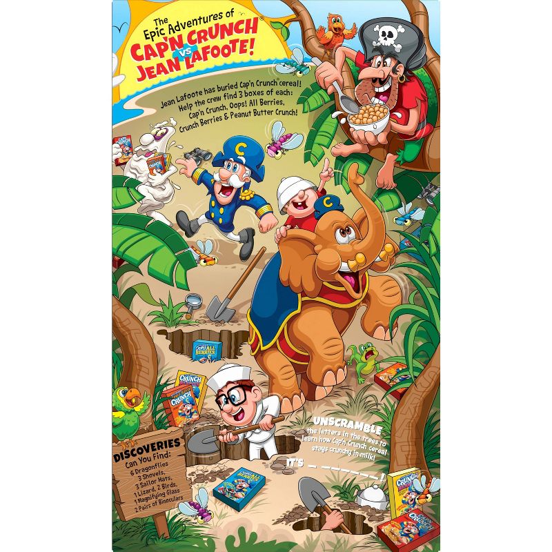 Cap&#39;n Crunch Peanut Butter Crunch Family Size Cereal - 18.8oz, 3 of 7